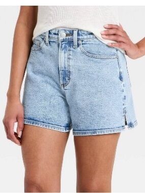 Universal Thread Light Blue High-Rise Denim Shorts